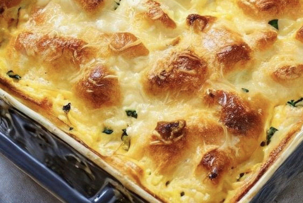Photo of The topping of this Magic Chicken Pie is absolutely mouthwatering! Must make again!