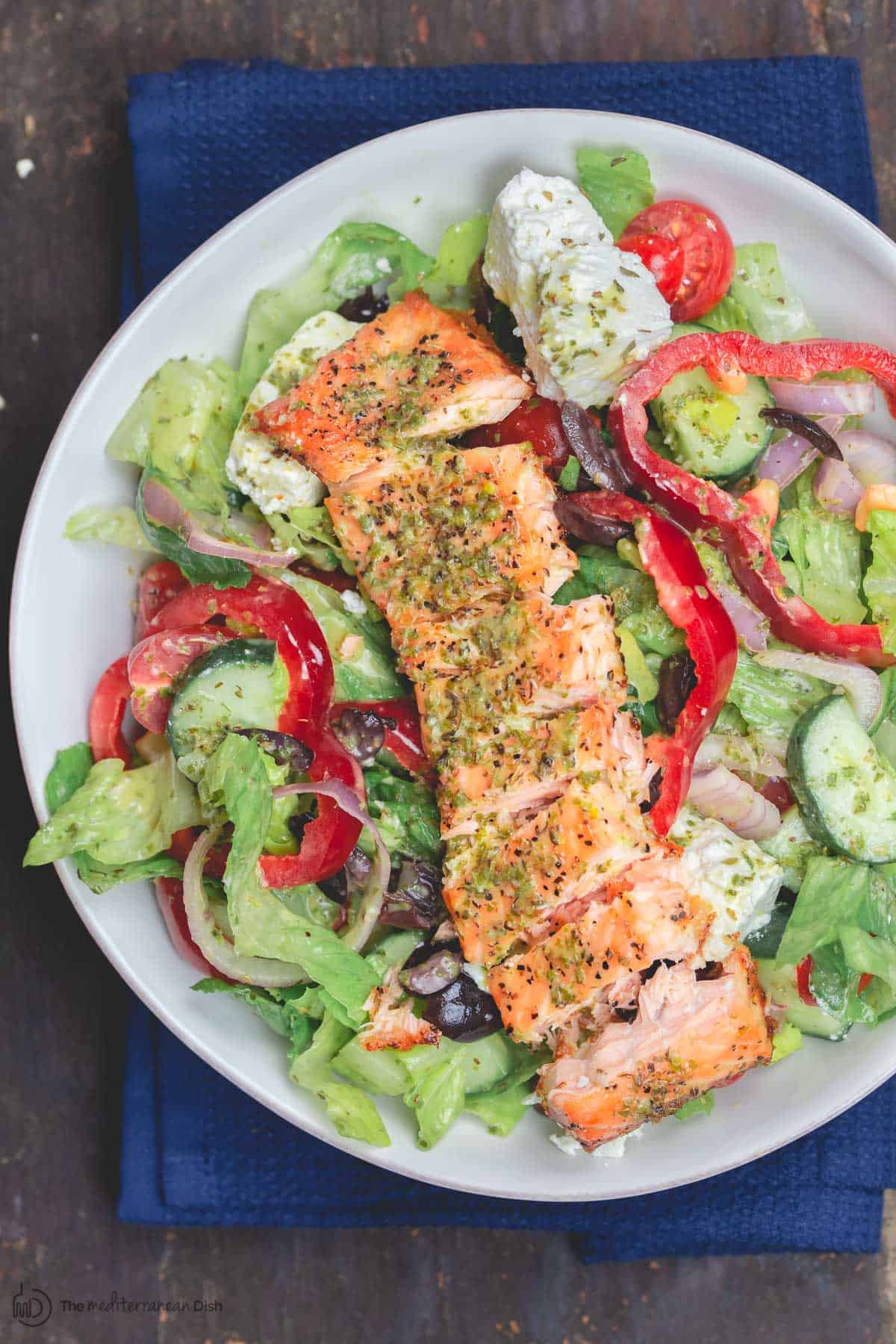 Photo of Greek Salmon Salad Recipe