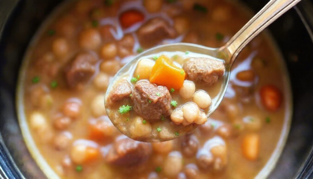 Beef & Barley Soup (Crock Pot) – Animalspt