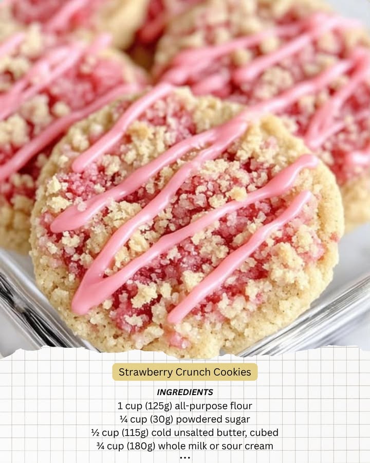 Strawberry Oat Shortbread Bars