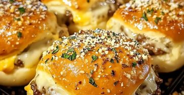 Cheesy Beef Biscuit Bombs: Game Day Perfection!