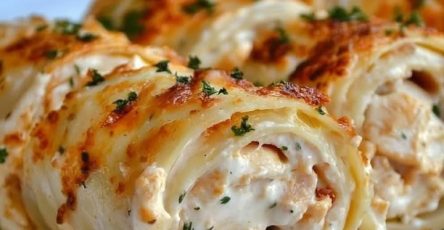 Creamy Chicken Alfredo Lasagna