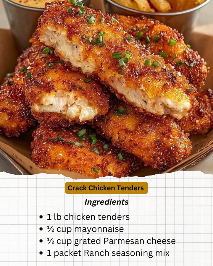 Crispy Ranch Parmesan Chicken Tenders