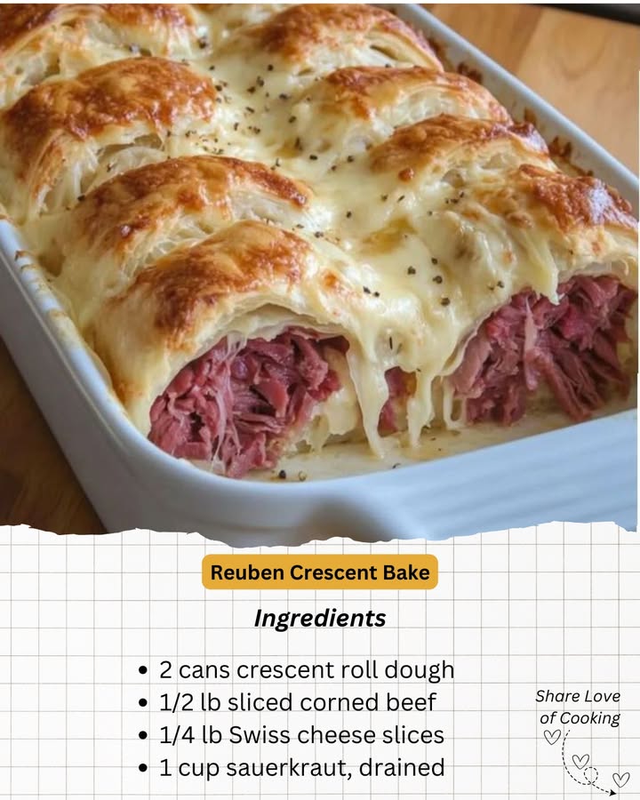 Reuben Crescent Bake: Easy & Delicious!