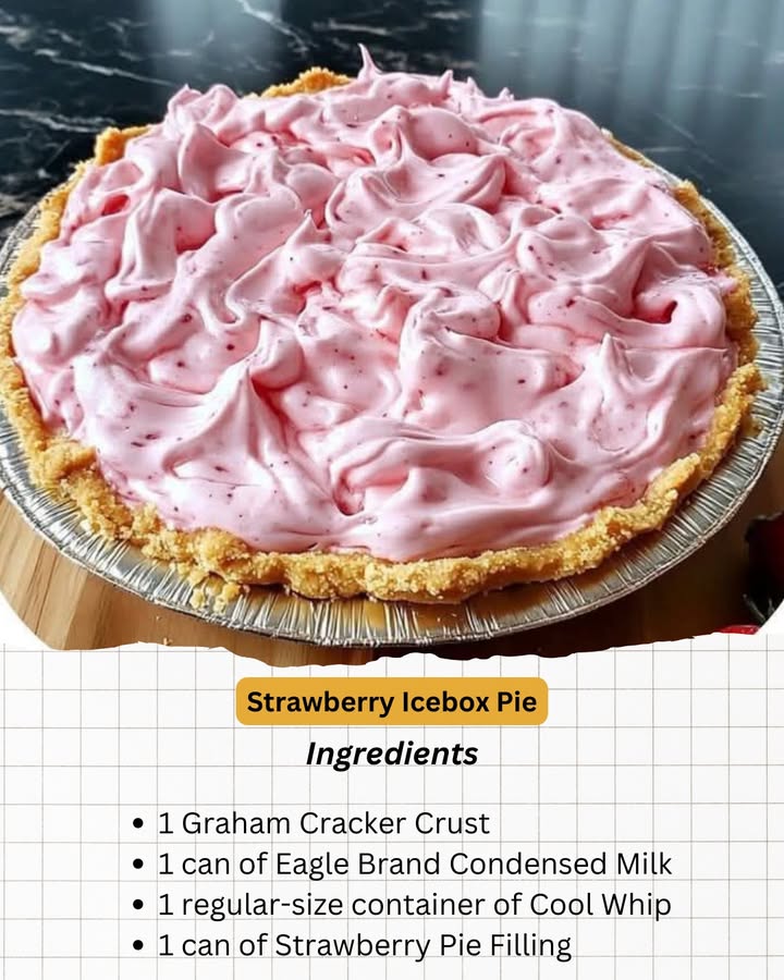 No-Bake Strawberry Delight: Light, Creamy, & Tangy