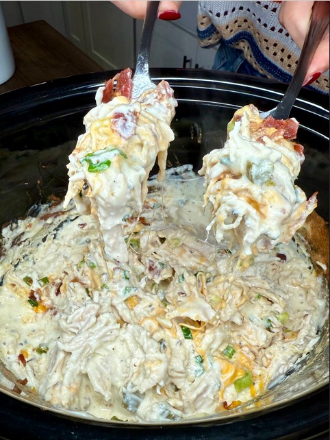 Crackpot Creamy Ranch Chicken 🍗🧀🥓