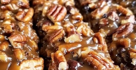 Chocolate Caramel Pecan Bars