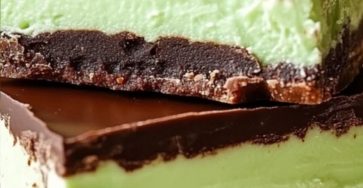 No-Bake Mint Chocolate Bars 🍫🌿