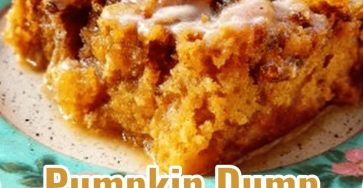 Cozy Pumpkin Dump Cake with Walnuts & Warm Spices
