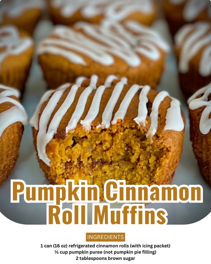 Cozy Pumpkin Swirl Muffins: A Cinnamon Roll Heart Surprise!