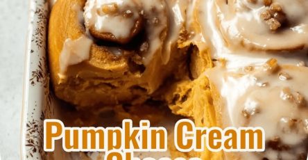 Decadent Pumpkin Cream Cheese Cinnamon Rolls