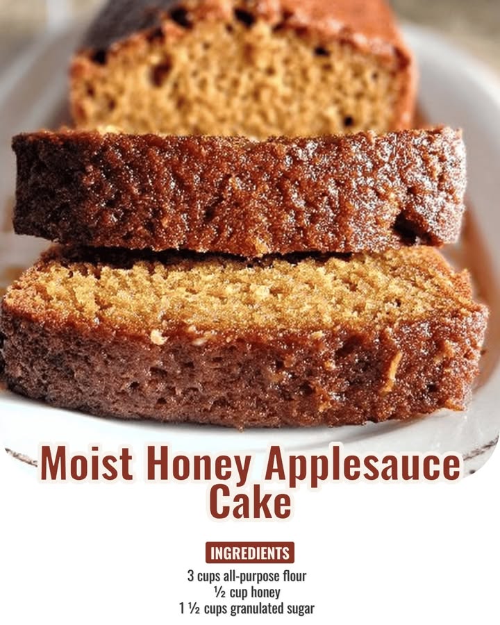 Moist Honey Applesauce Cake: A Simple & Delicious Recipe