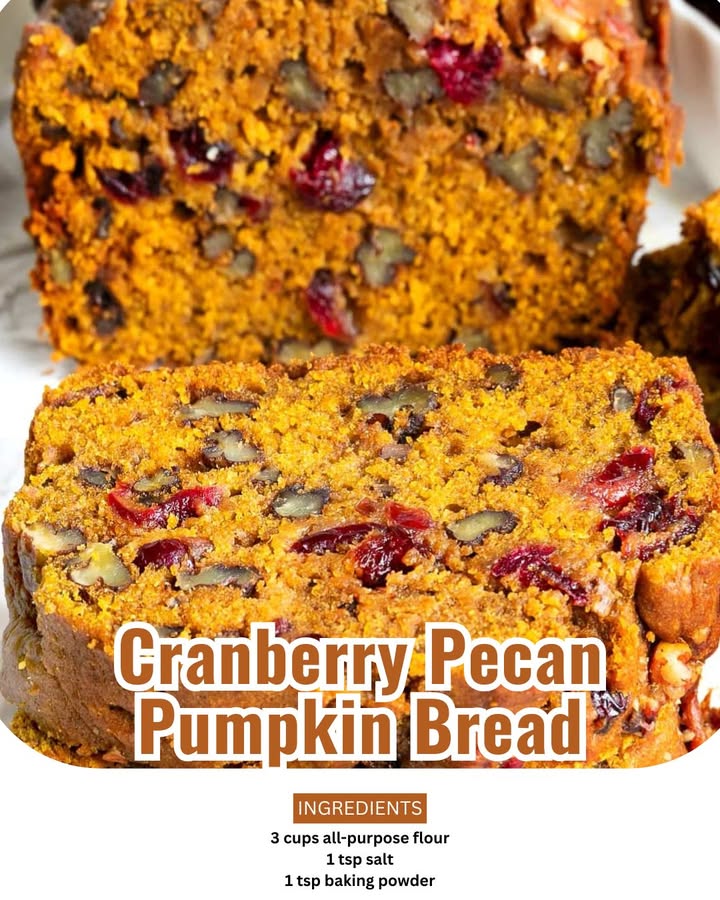 Mom's Cranberry Pecan Pumpkin Bread: A Moist & Flavorful Fall Treat