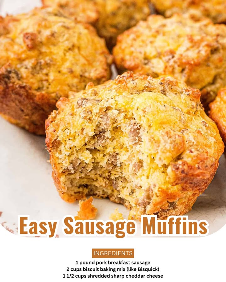 Cheesy Sausage Muffins: Your 30-Minute Breakfast Solution!