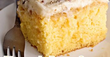 Elvis's Pineapple Pecan Cream Cheese Dream Cake