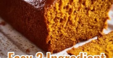 2-Ingredient Pumpkin Bread: The Easiest Fall Treat!