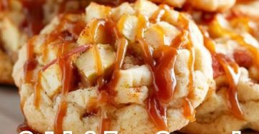 Caramel Apple Pie Cookies