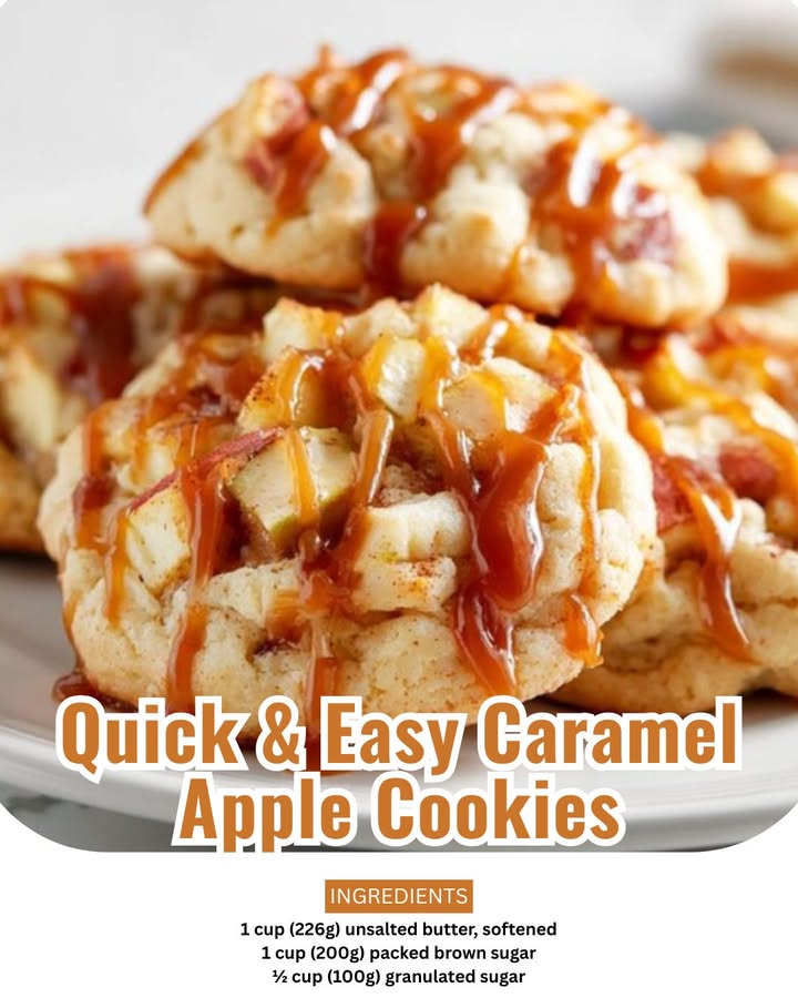 Caramel Apple Pie Cookies