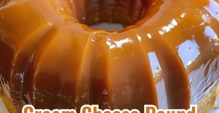 Decadent Cream Cheese Pound Cake with Irresistible Caramel Glaze