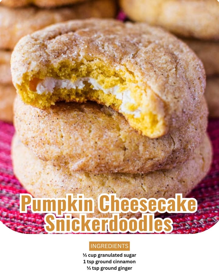 Pumpkin Cheesecake Snickerdoodles: The Ultimate Fall Cookie