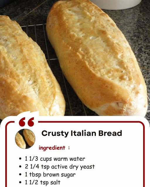 Crusty Italian Bread