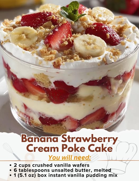 Strawberry Banana Pudding Dream