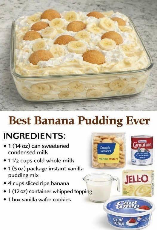 Best Banana Pudding Ever