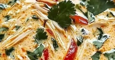 Crockpot Thai Coconut Chicken Soup