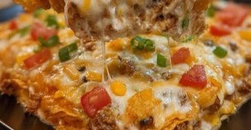 Cheesy Mexican Beef & Dorito Casserole