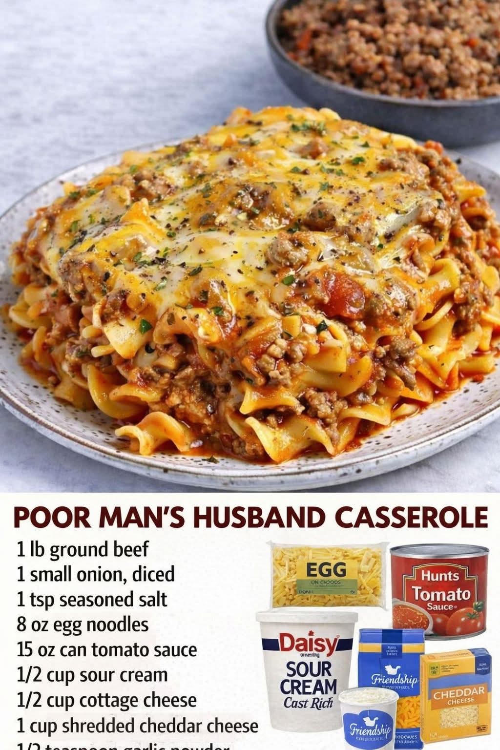Poor Man’s Husband Casserole