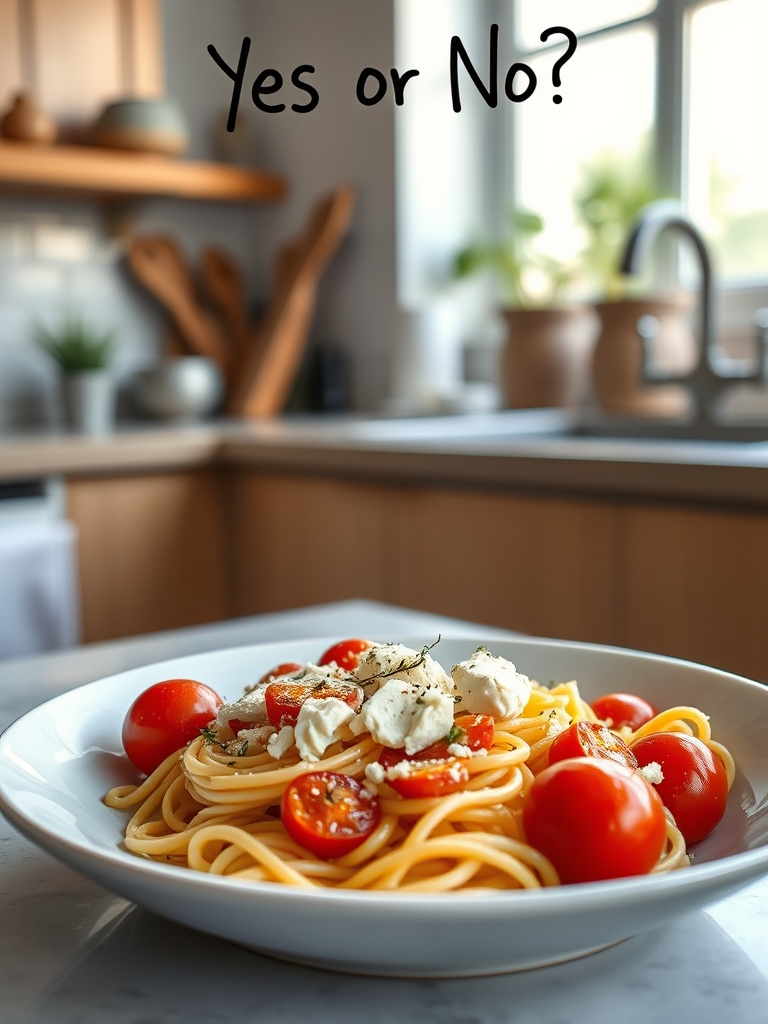 Baked Feta Pasta with Cherry Tomatoes
