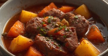 Cozy Beef Stew with Root Vegetables