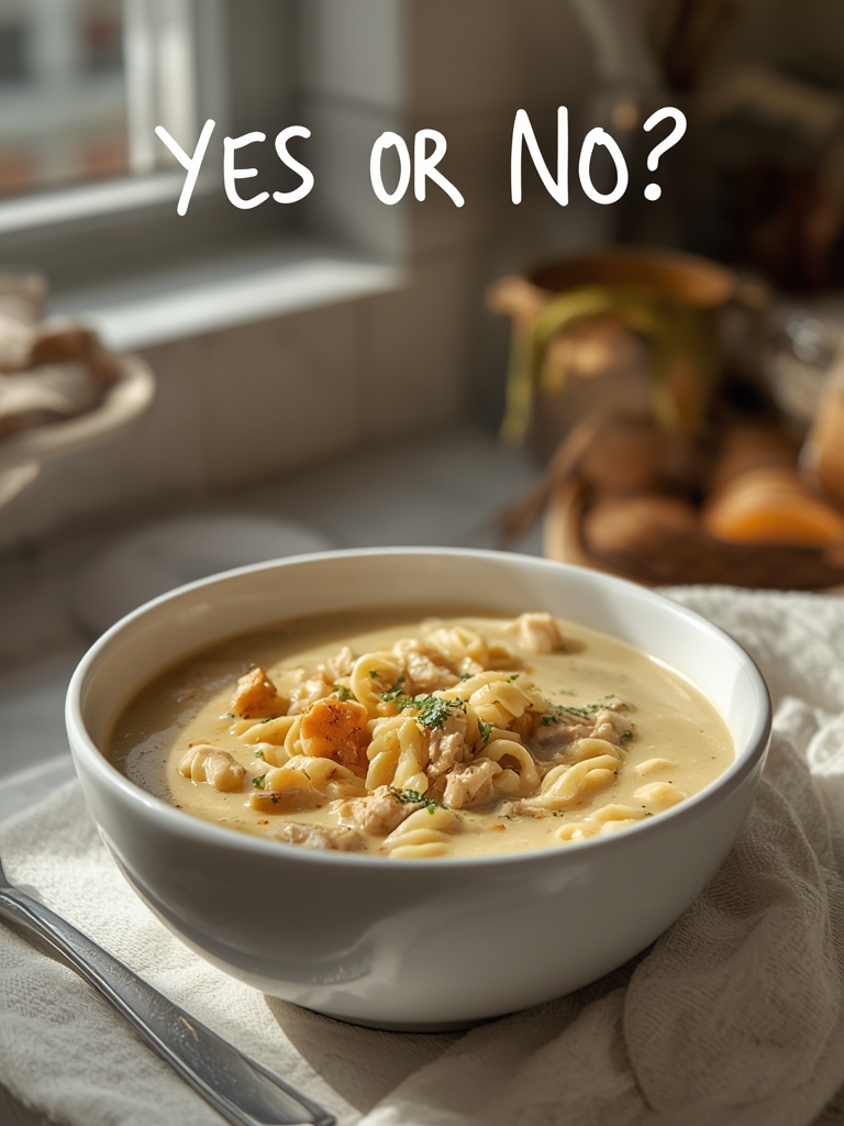 Creamy Chicken Noodle Soup from Scratch