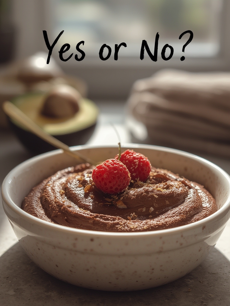 Healthy Chocolate Avocado Mousse