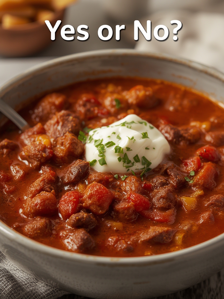 Hearty Beef Chili (Classic Recipe)
