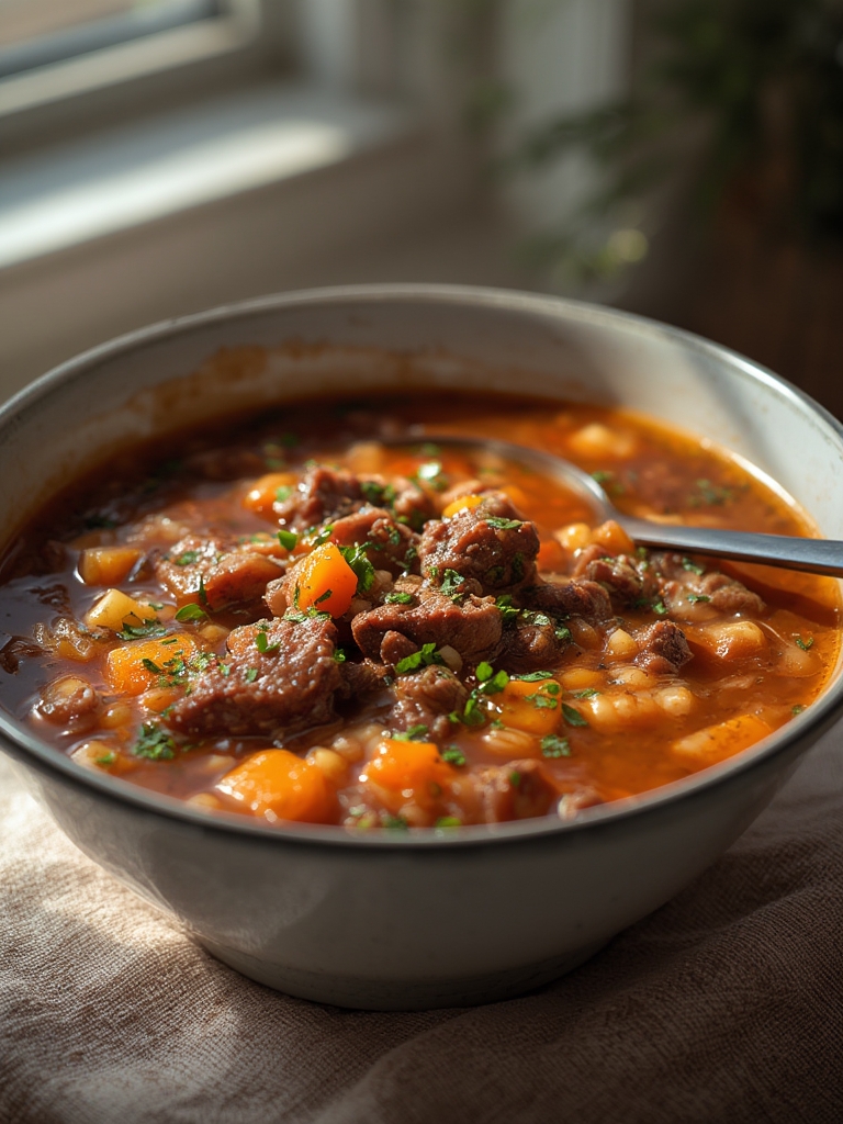 Hearty Beef and Barley Soup
