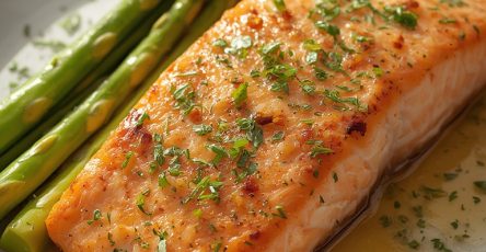 Light & Flavorful Baked Salmon with Asparagus