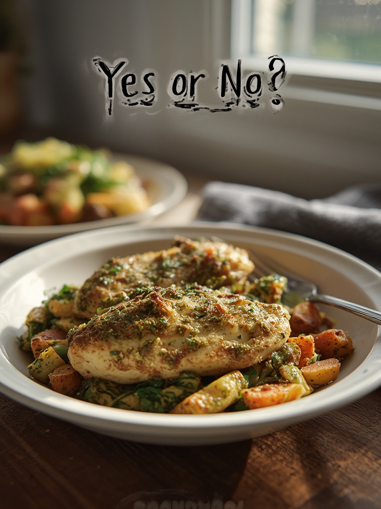 Pesto Chicken and Vegetable Bake