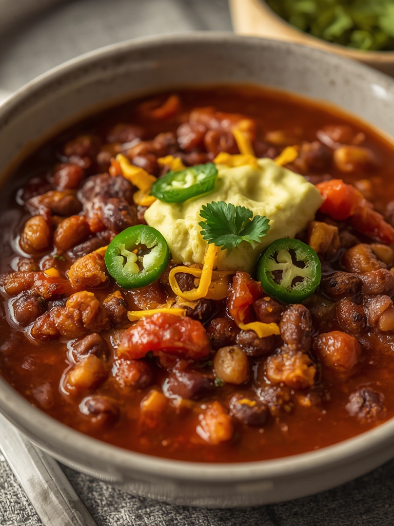 Quick & Easy Black Bean Chili (Vegan!)