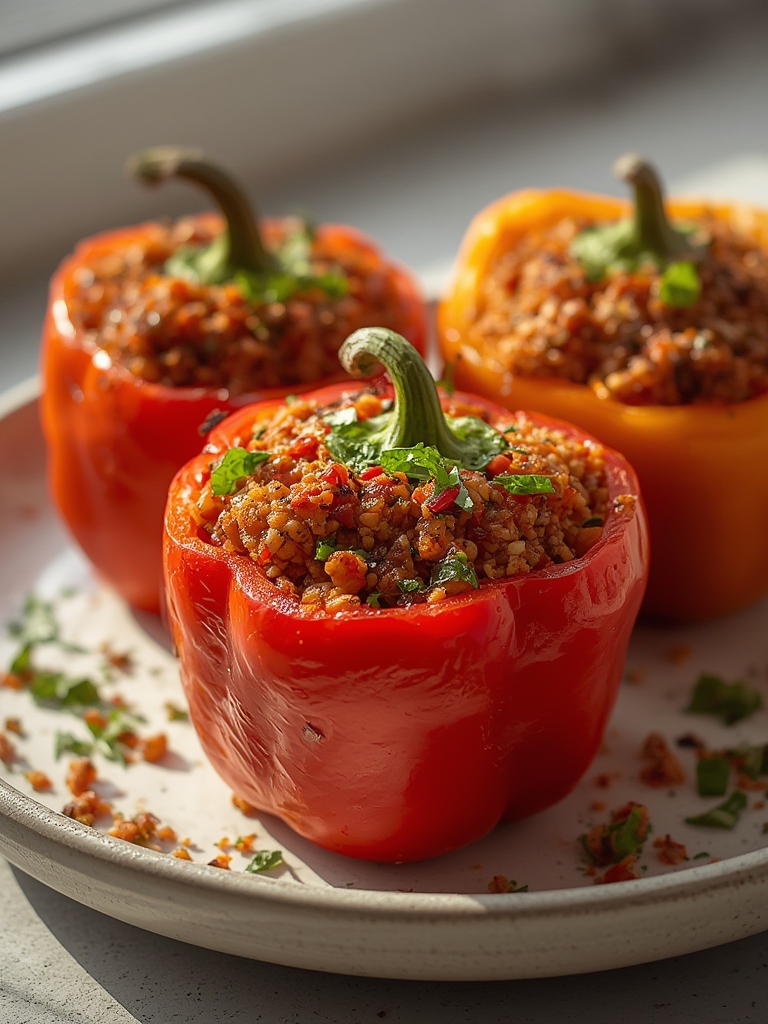 Quinoa Stuffed Bell Peppers