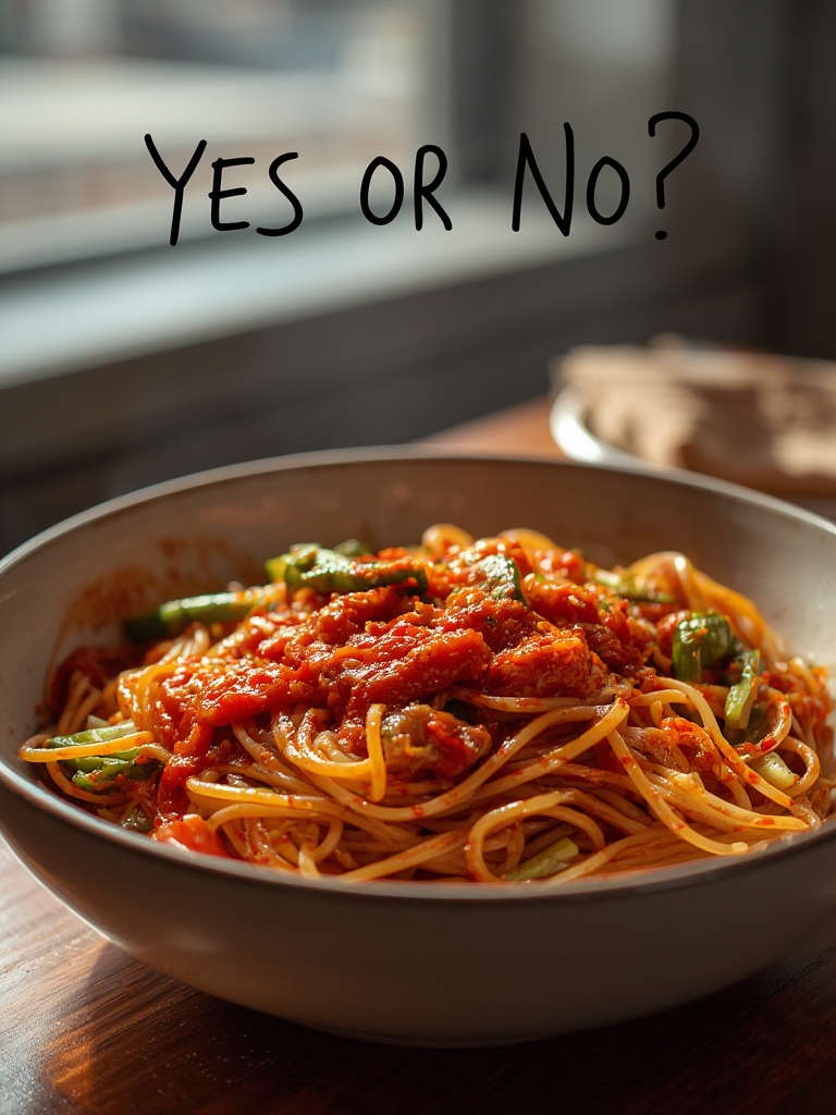 Spicy Gochujang Noodles with Vegetables