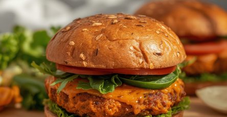 Sweet Potato and Black Bean Burgers
