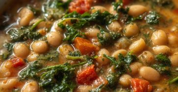 Tuscan White Bean Soup with Kale