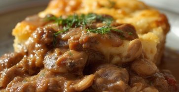 Vegan Shepherd's Pie with Mushroom Gravy