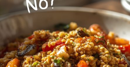 Warm Farro Salad with Roasted Vegetables