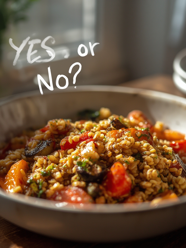 Warm Farro Salad with Roasted Vegetables