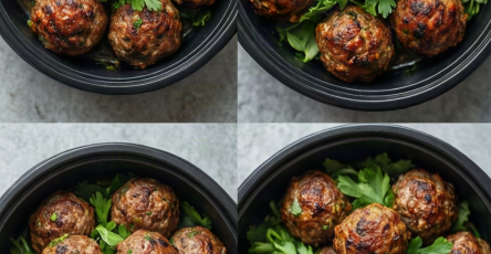 Best Air Fryer High-Protein Meatballs Meal Prep